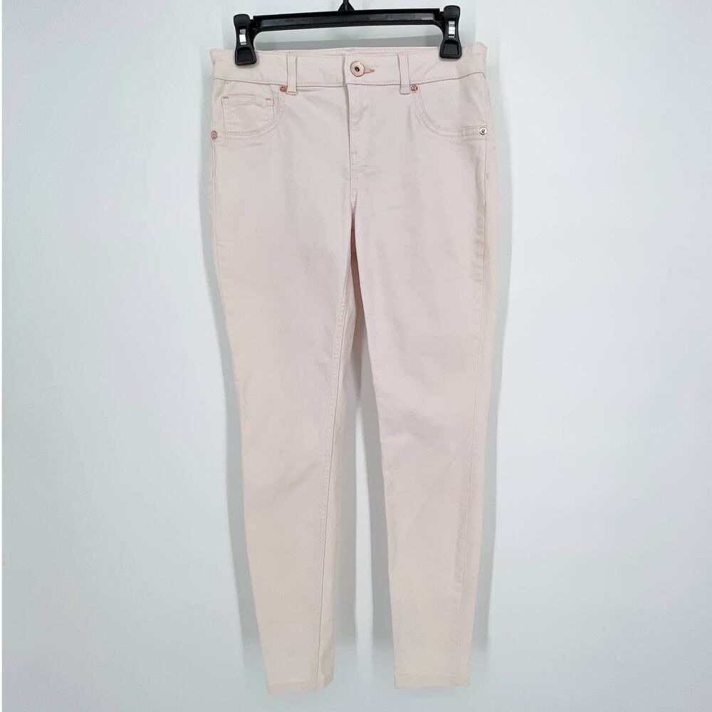 Ted Baker London Pastel Pink Skinny Jeans Womens Sz 28 Stretch Cotton Blend